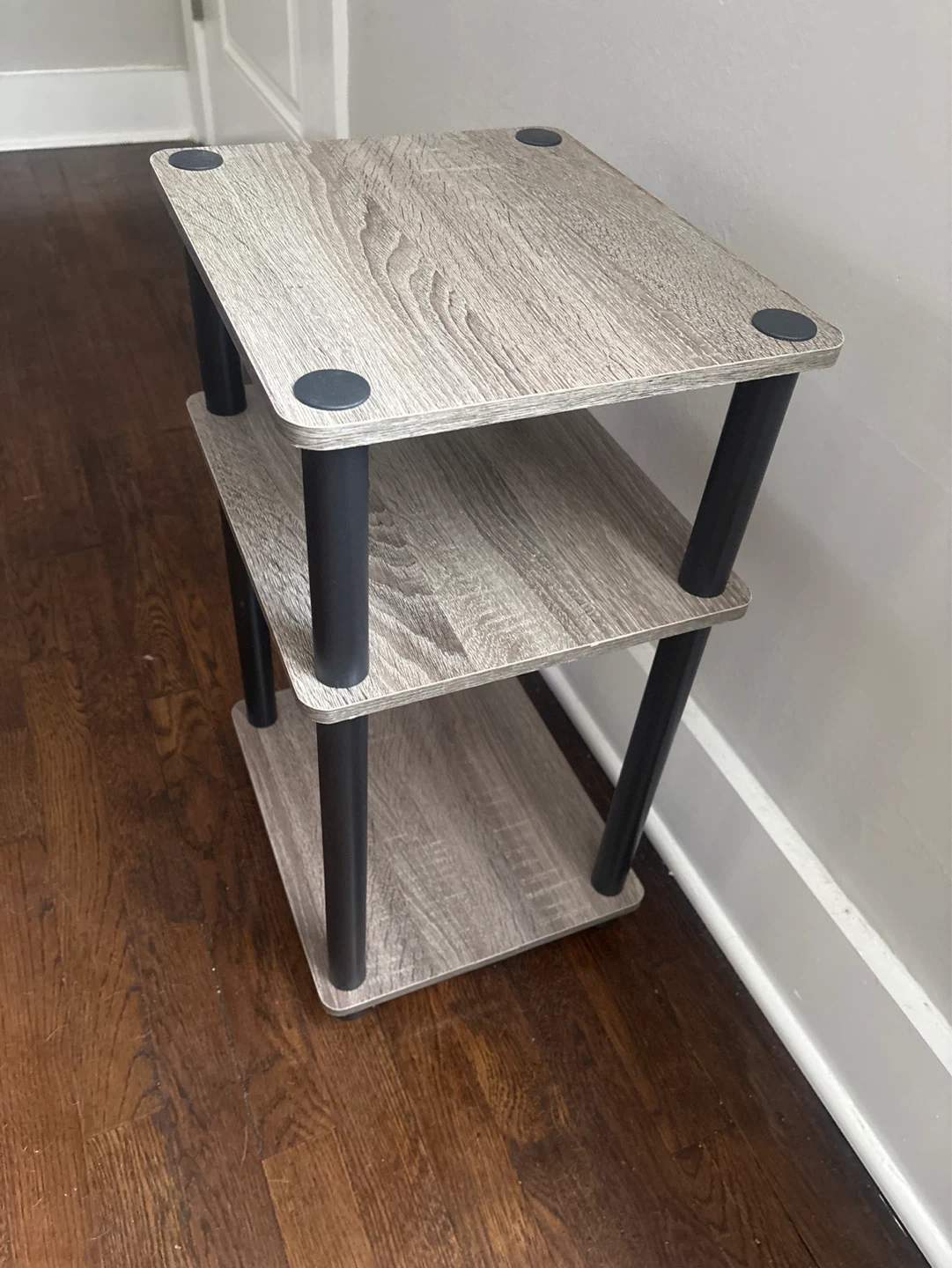 3-Tier Wood Grain Side Table - photo 3