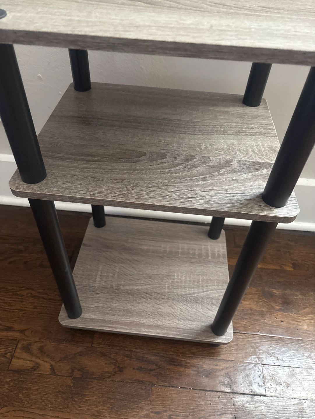 3-Tier Wood Grain Side Table - photo 4