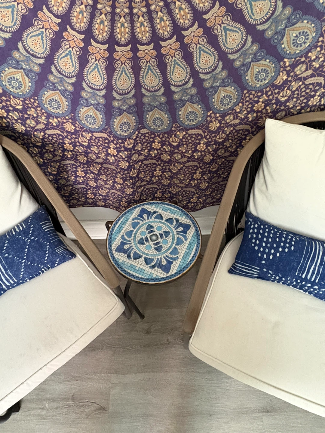 Mosaic Round Side Table