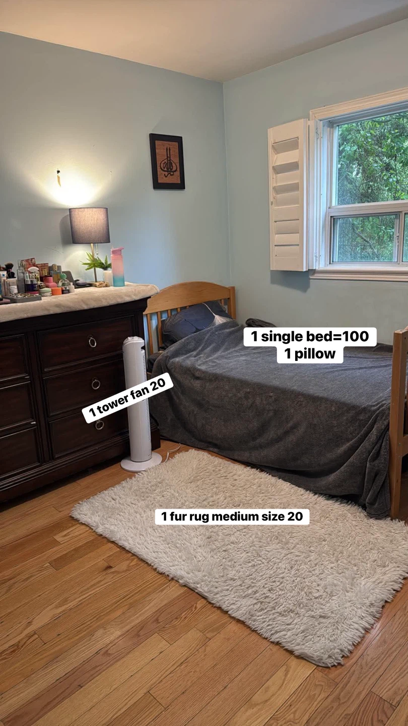Bedroom amenities