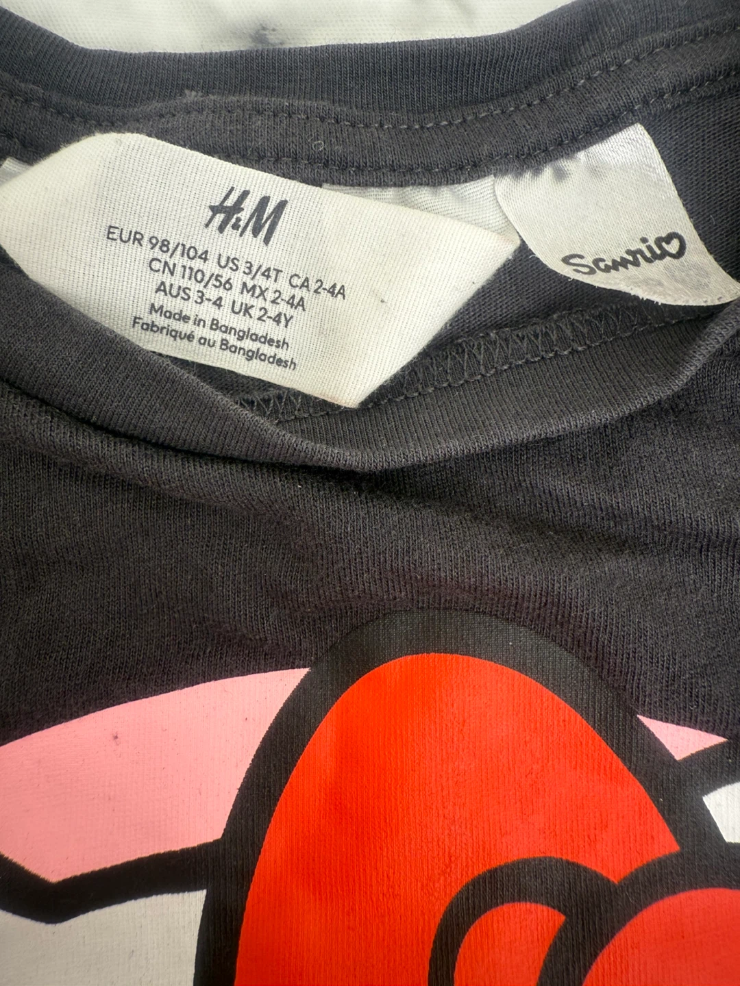 H&M Hello Kitty T-Shirt US 3/4T - photo 3