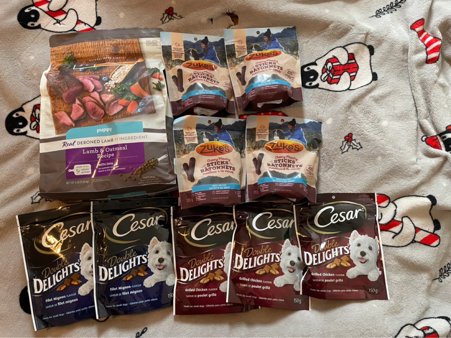 Brand New Puppy Food & Treats Lot