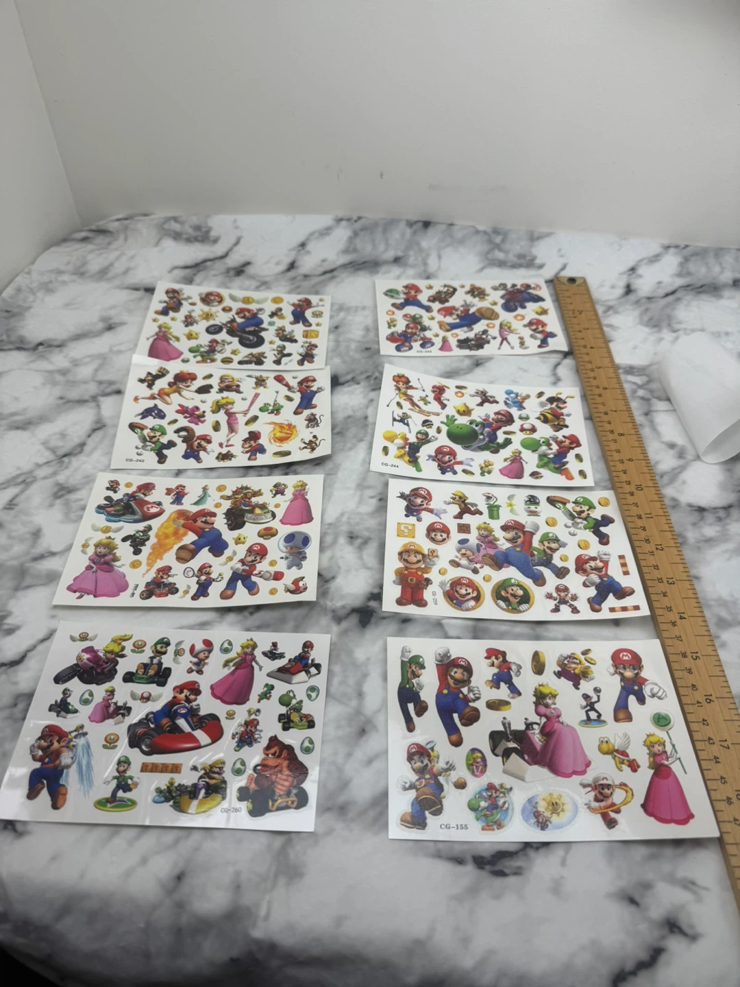 Super Mario Tatoo Sheets (8 Pack) - photo 4