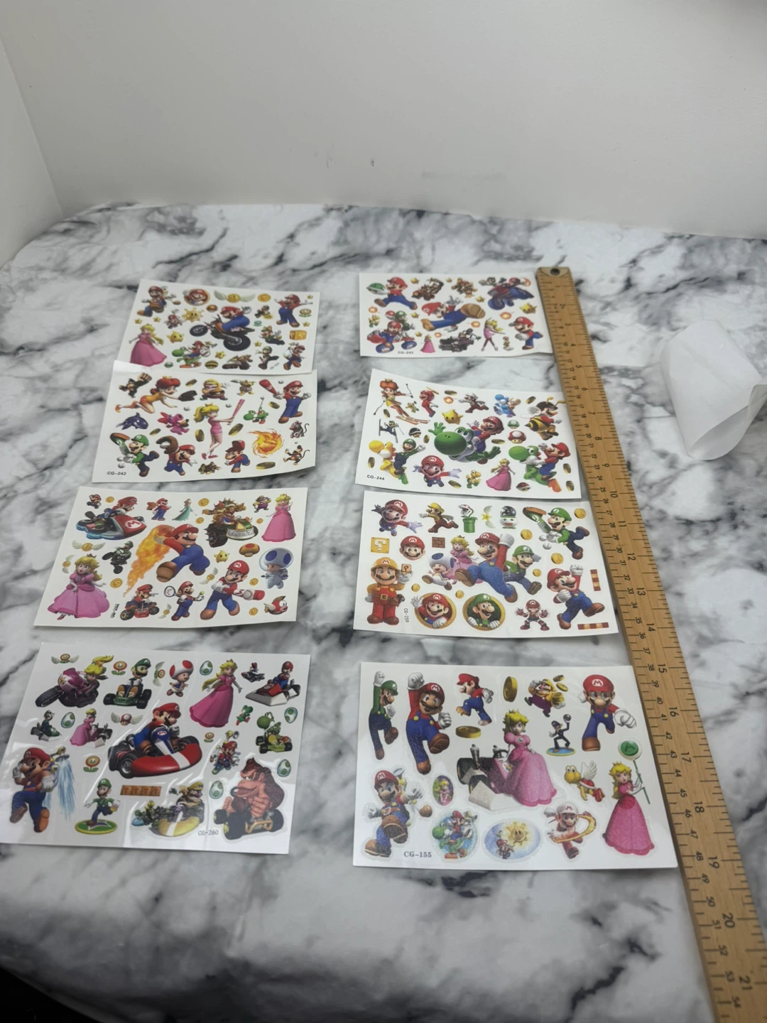 Super Mario Tatoo Sheets (8 Pack) - photo 3
