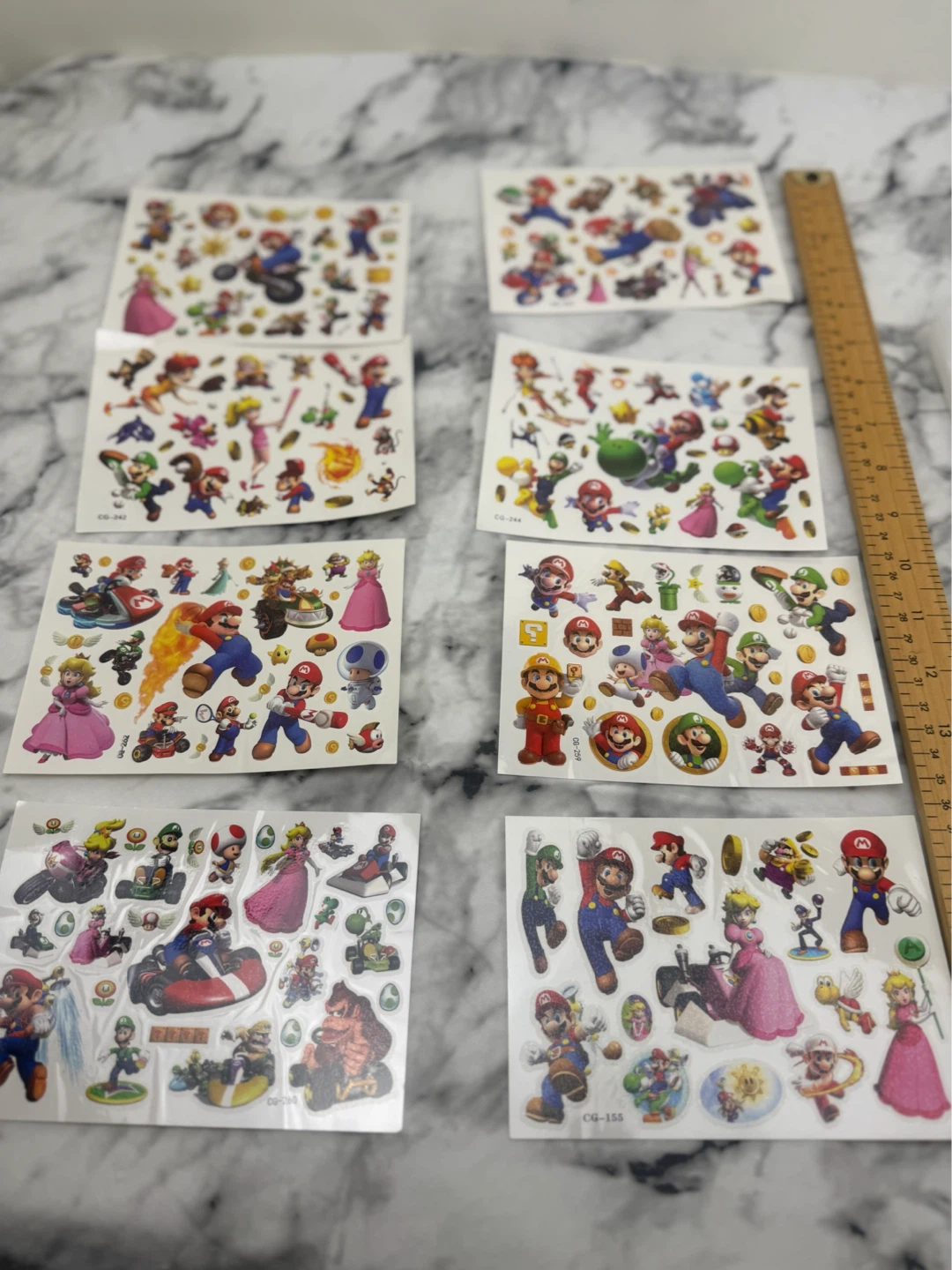Super Mario Tatoo Sheets (8 Pack) - photo 2