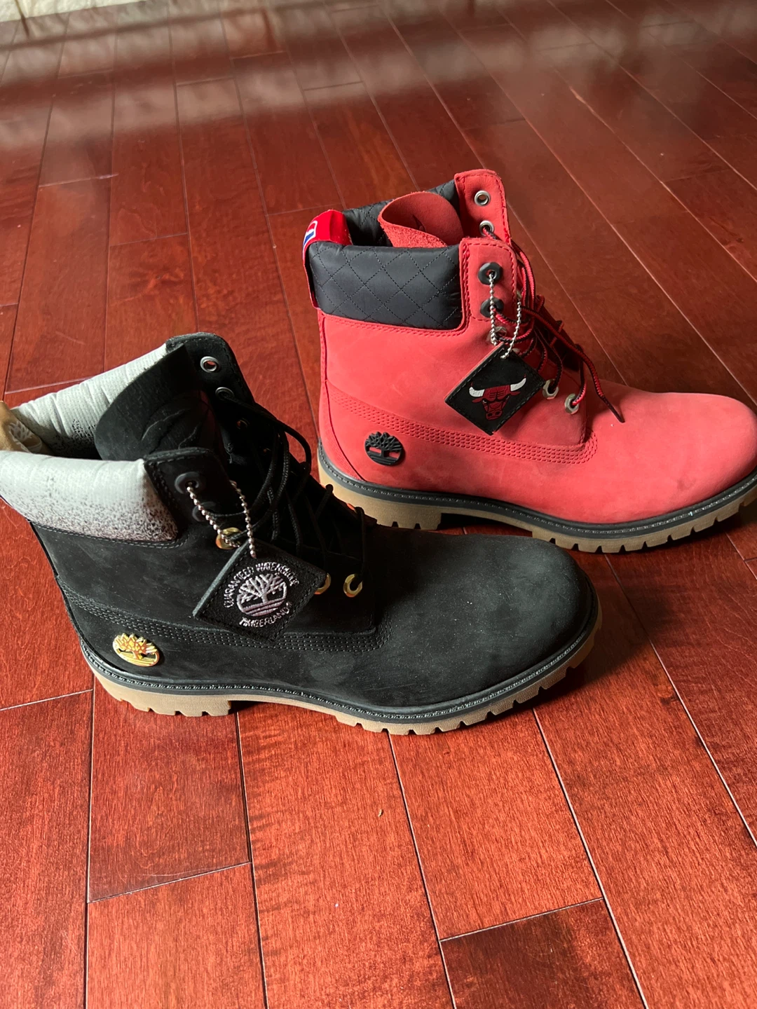 Promotional Timberland x NBA Boots (Red & Black)