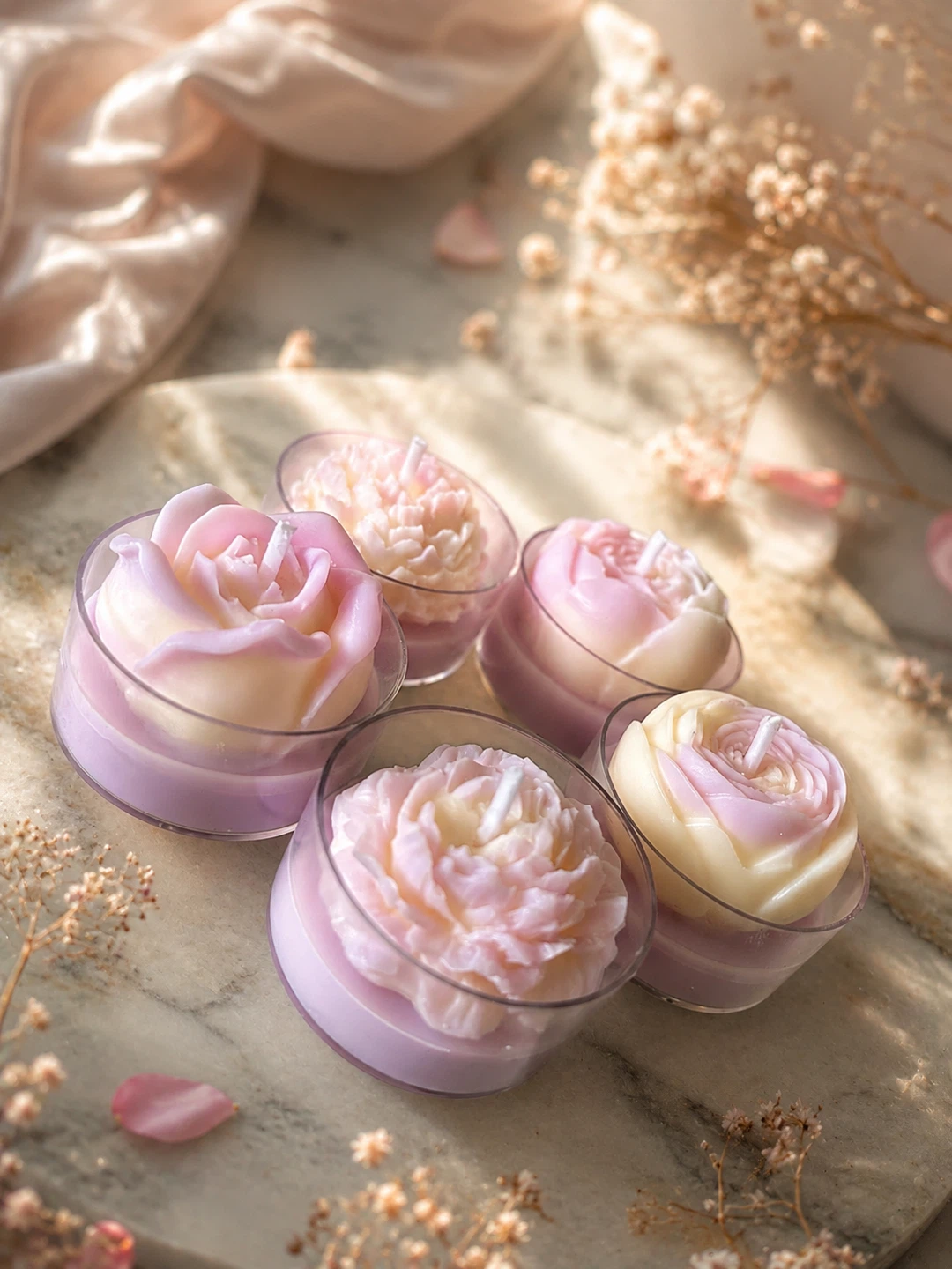 Set of decorative tea light candles - photo 5