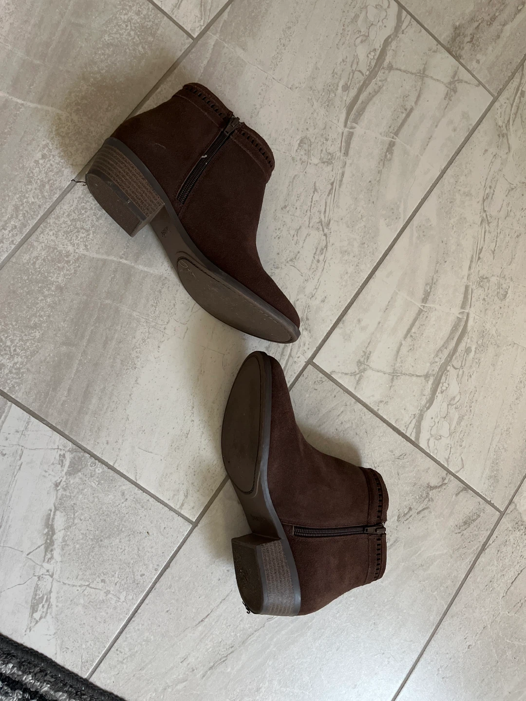 Kensie Brown Suede Ankle Boots - photo 2