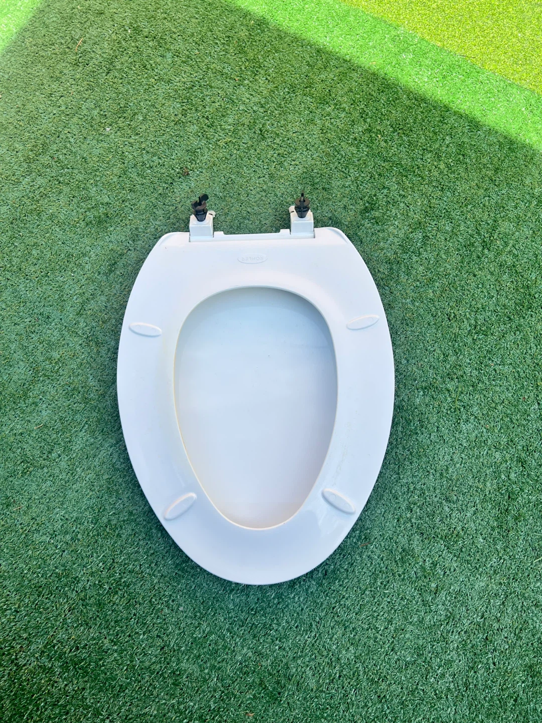 Kohler White Elongated Toilet Seat - photo 3
