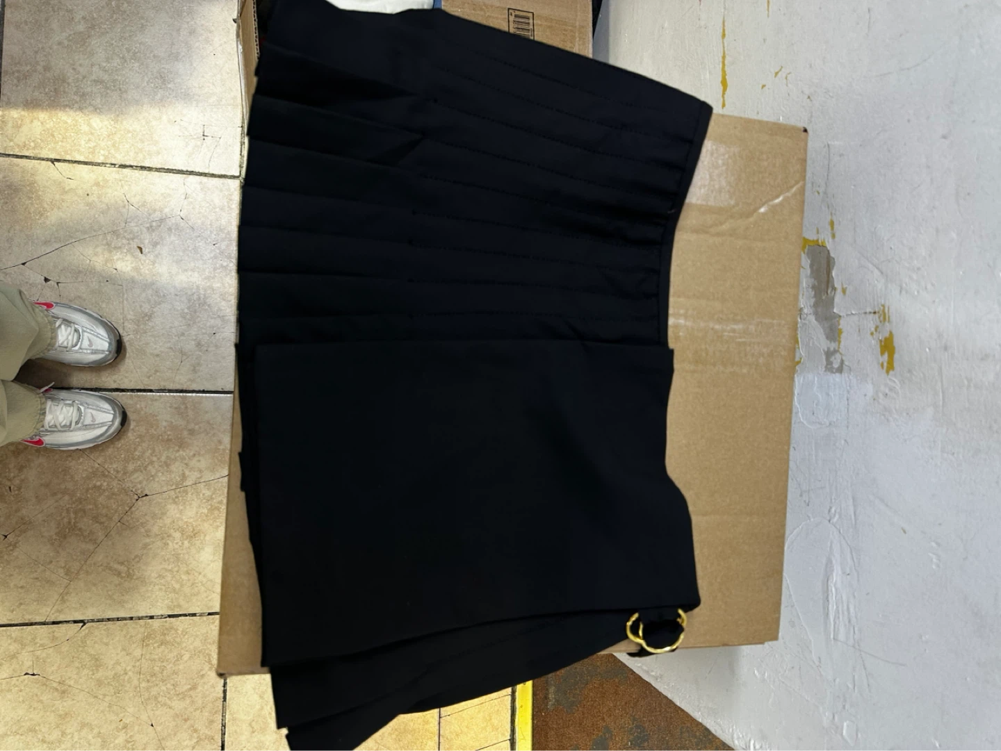 Zara Black Pleated Mini Skirt - photo 2