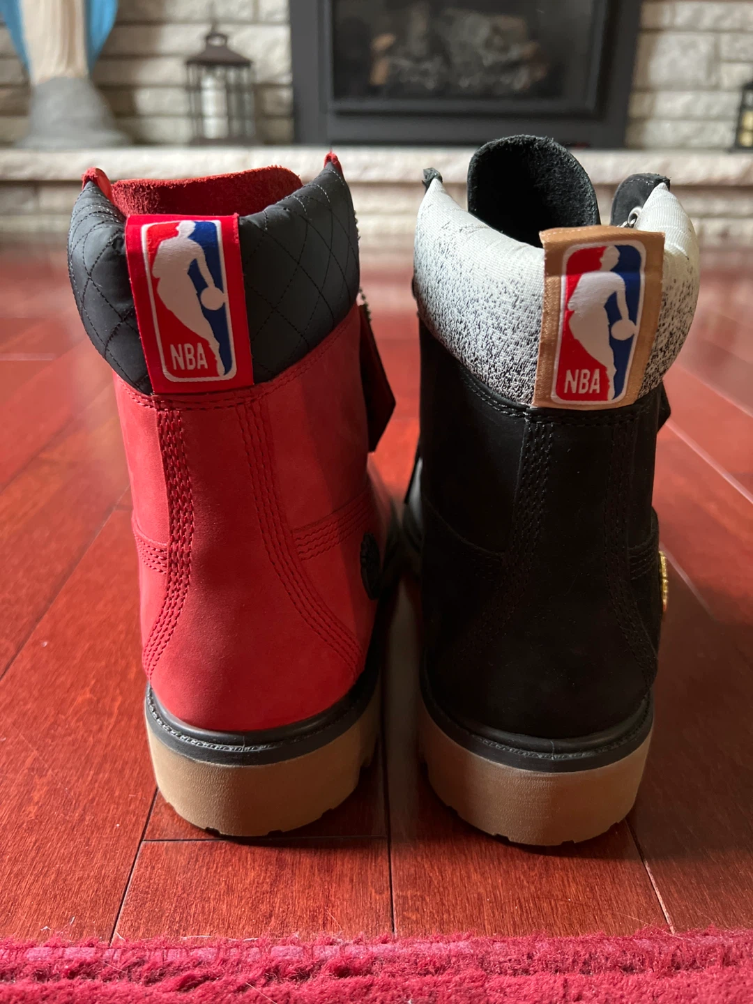 Promotional Timberland x NBA Boots (Red & Black) - photo 4