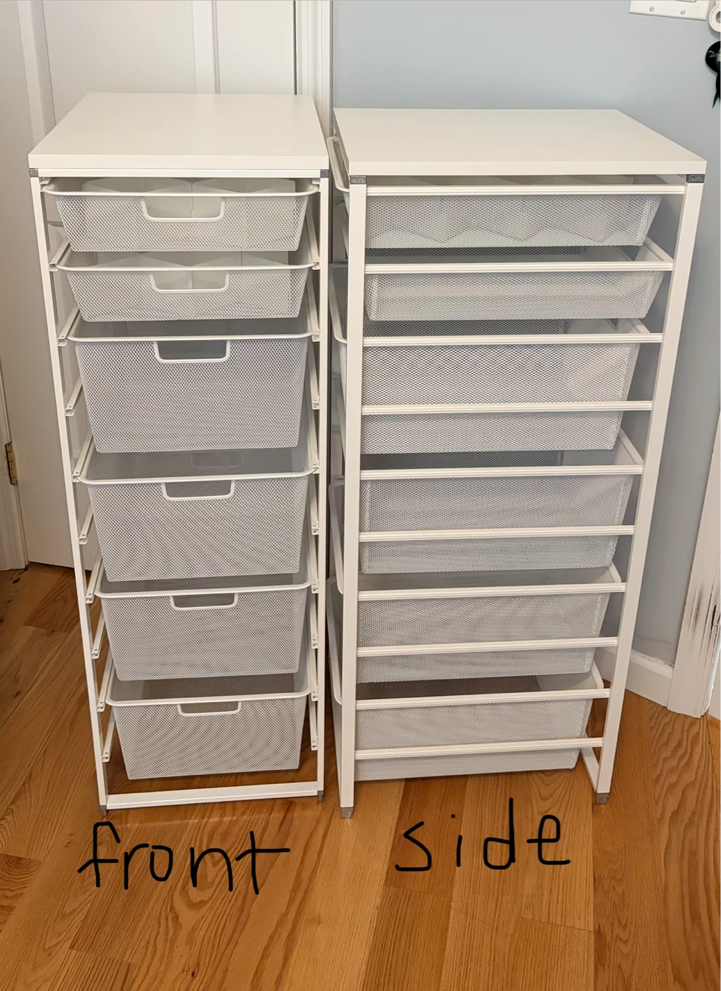 2 Elfa organization drawers