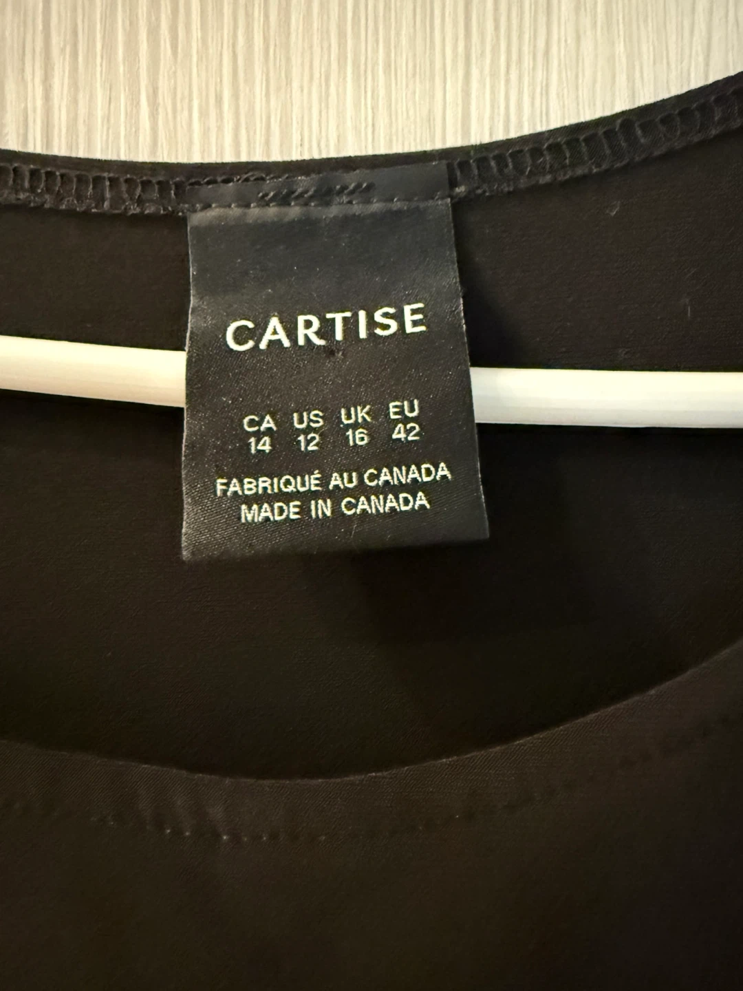 Cartise Black Dress with Cutout Design Size EU 42 - photo 2