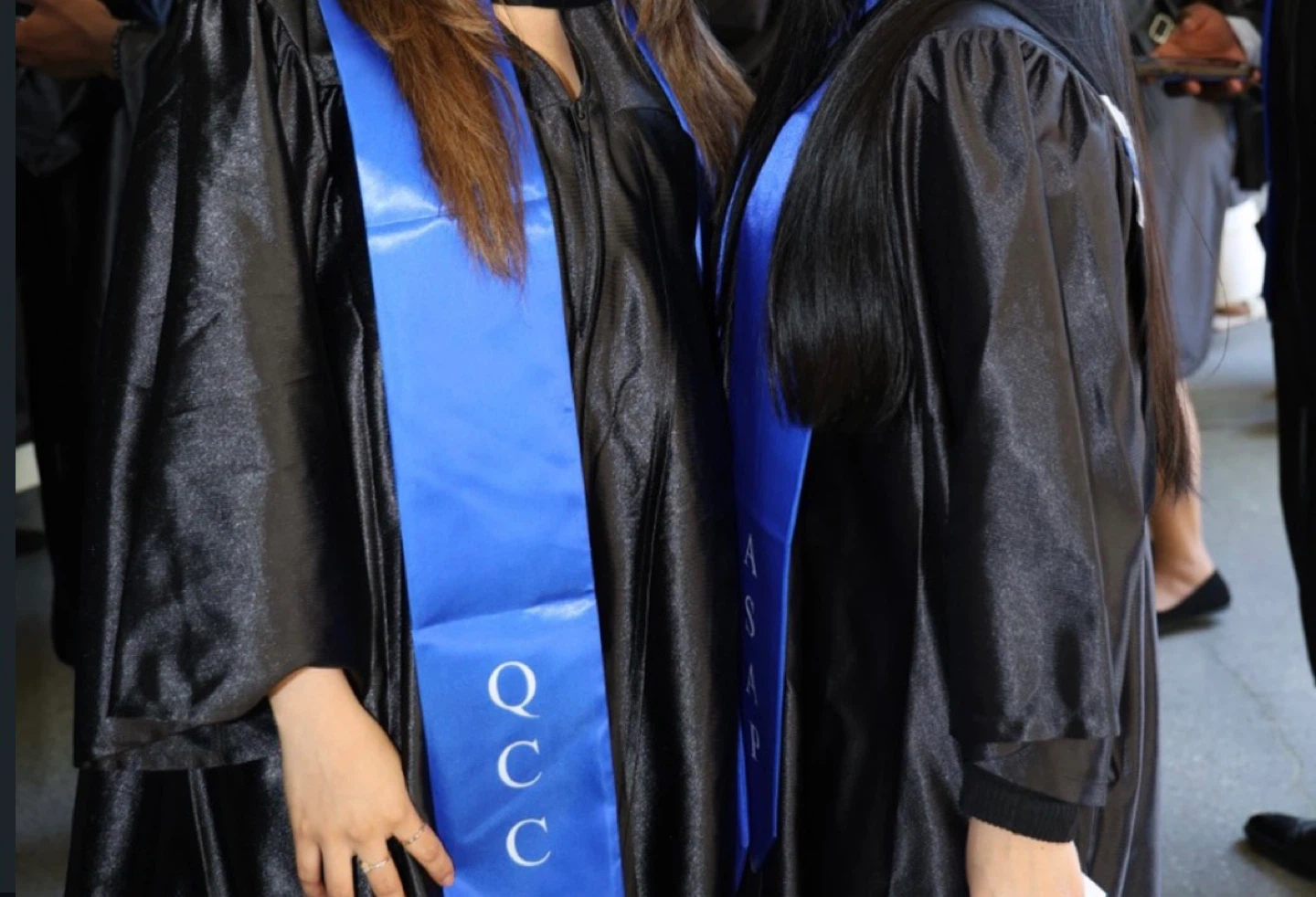 Queensborough Community College graduation cap and gown - photo 3