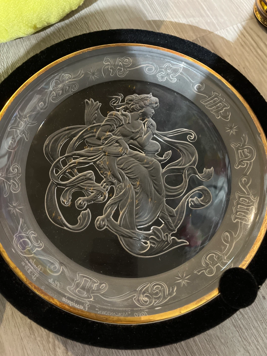 Decorative Plate with Angel Motif