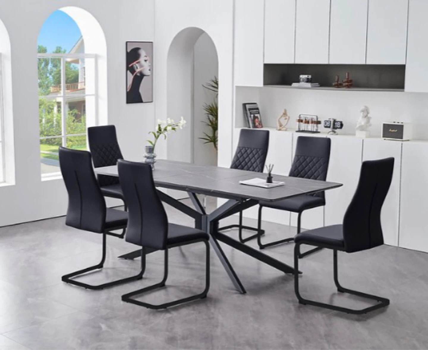 Modern Dining Set – Brand New | Warehouse Price (Thornhill)