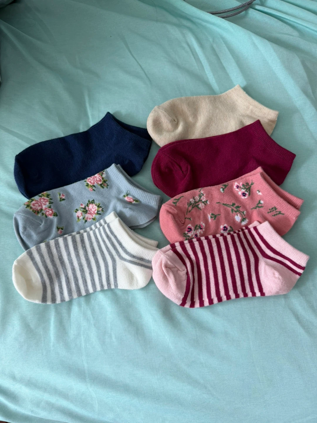 Assorted girls Ankle Socks - 7 Pairs