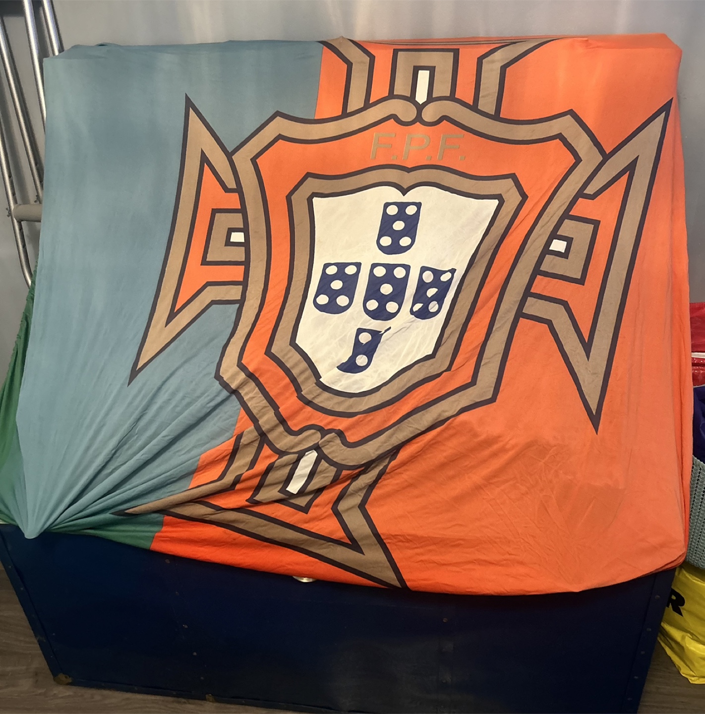 Portugal FPF car hood flag