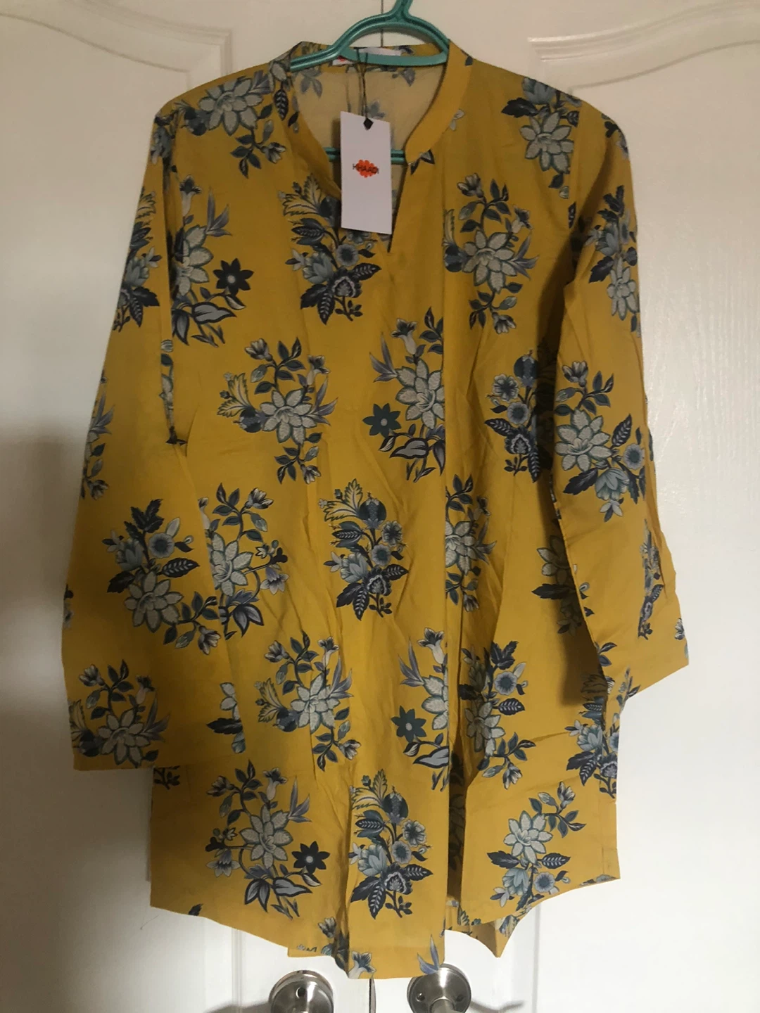Summer  Floral Print Kurtis /Pajama full suit - photo 4