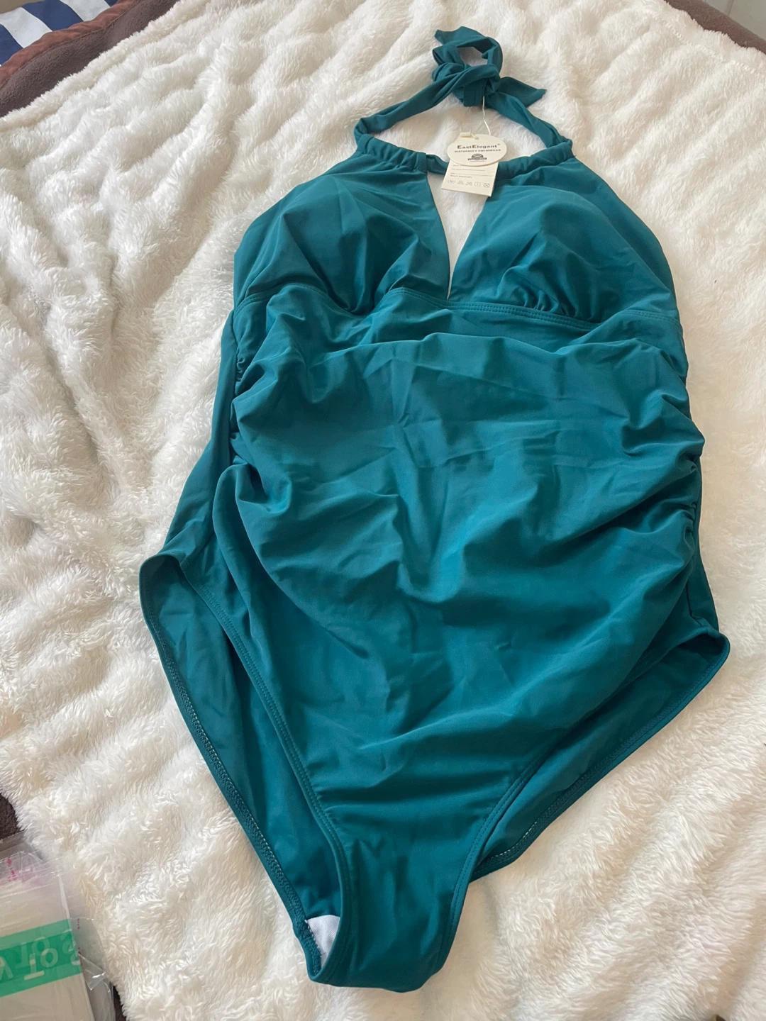 NWT Teal EastElegant Maternity Swimsuit XL - photo 2