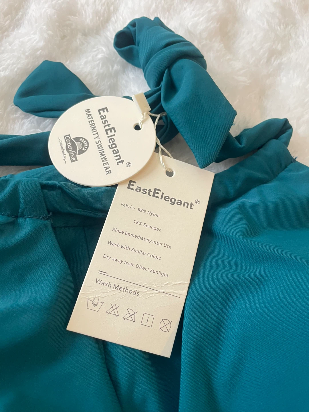 NWT Teal EastElegant Maternity Swimsuit XL - photo 4