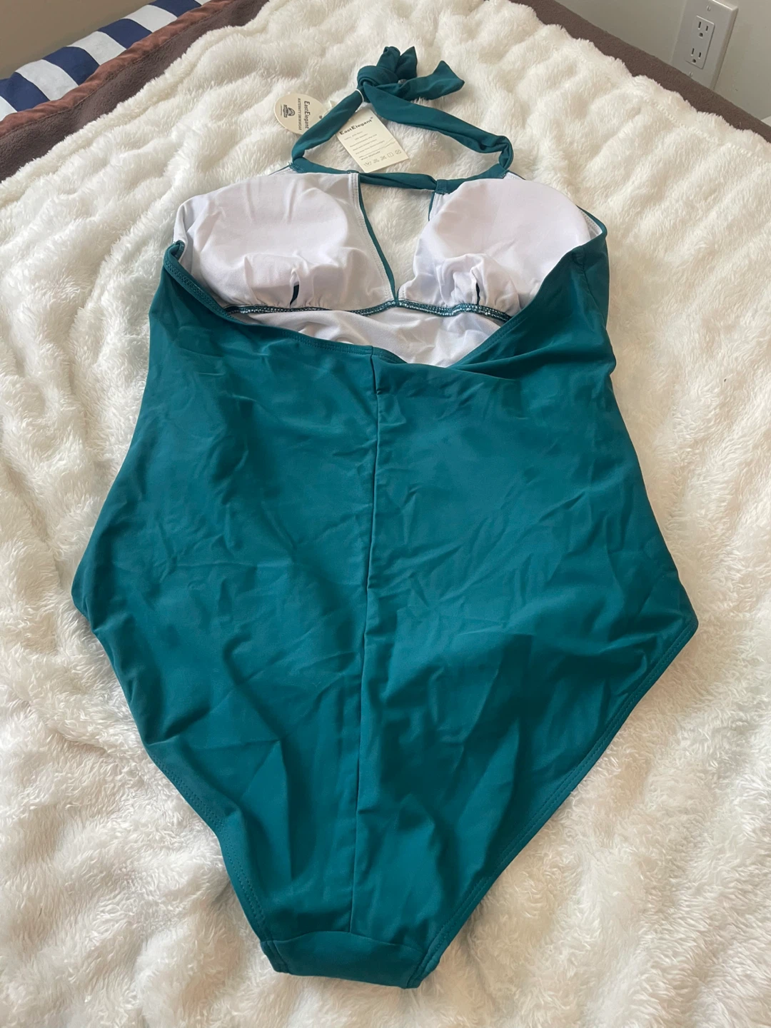 NWT Teal EastElegant Maternity Swimsuit XL - photo 3