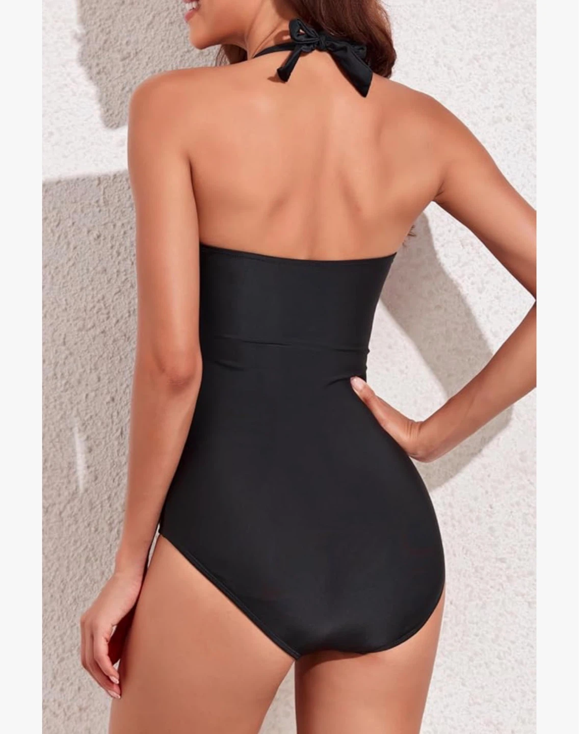 NWT Smismivo Tummy Control Halter One-Piece Swimsuit L - photo 3
