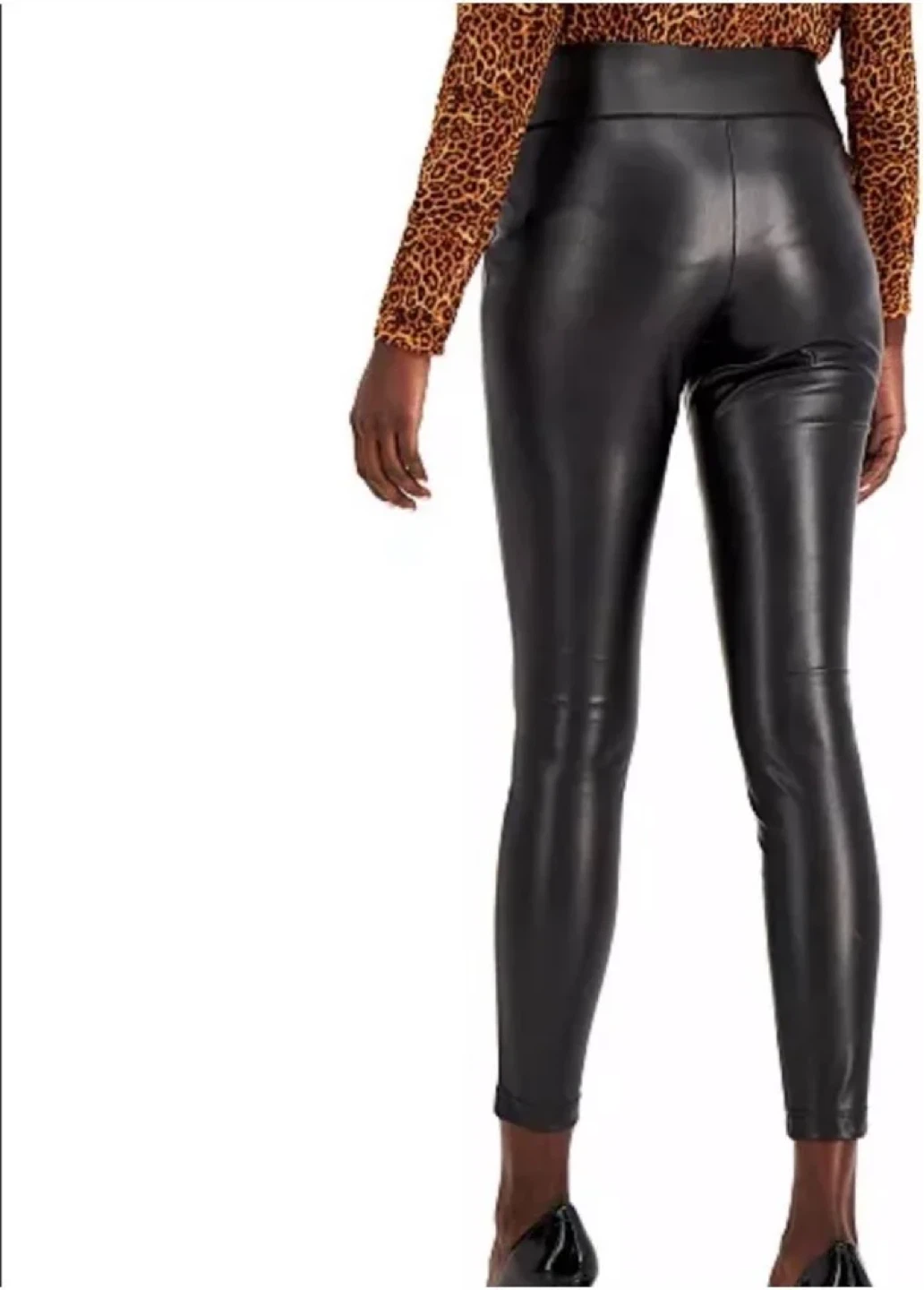 NWT INC International Concepts Faux Leather Leggings 26W - photo 2