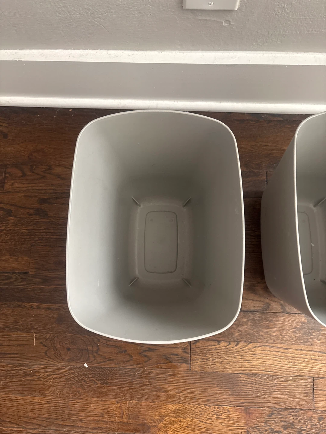 Set Of 2 Room Essentials Wastebasket - Gray - photo 3