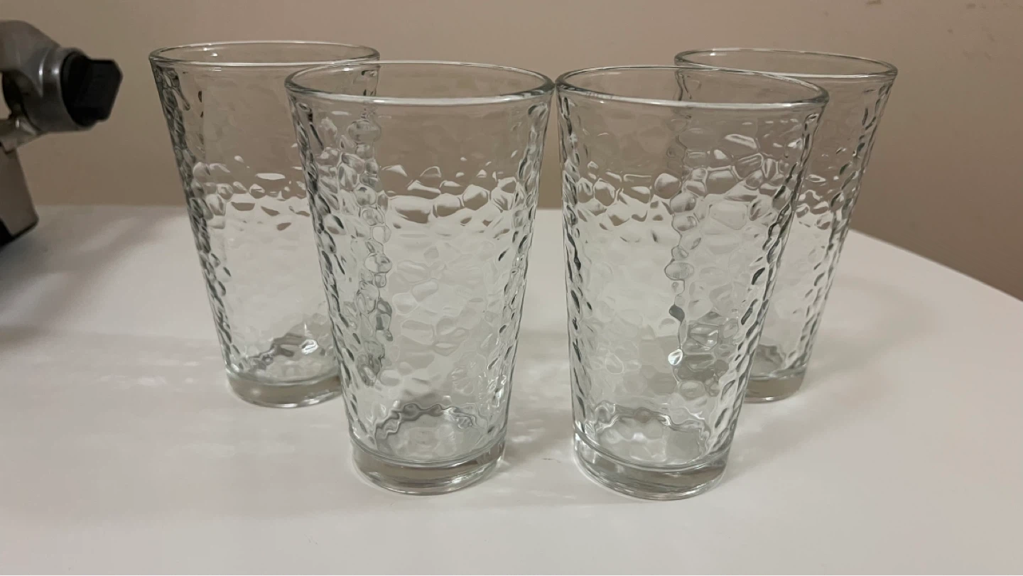 Set of 4 Vintage Libbey Pebbled 16 oz Pint Glasses - photo 4