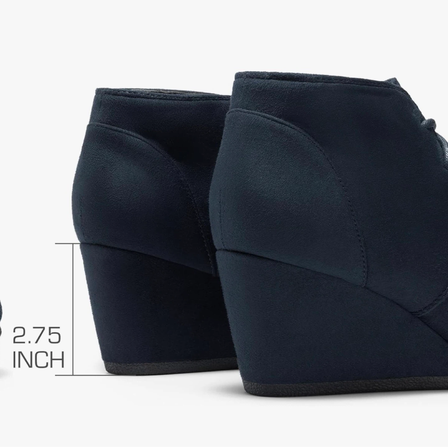 New Dream Pairs Navy Blue Wedge Ankle Boots - Size 9 - photo 2