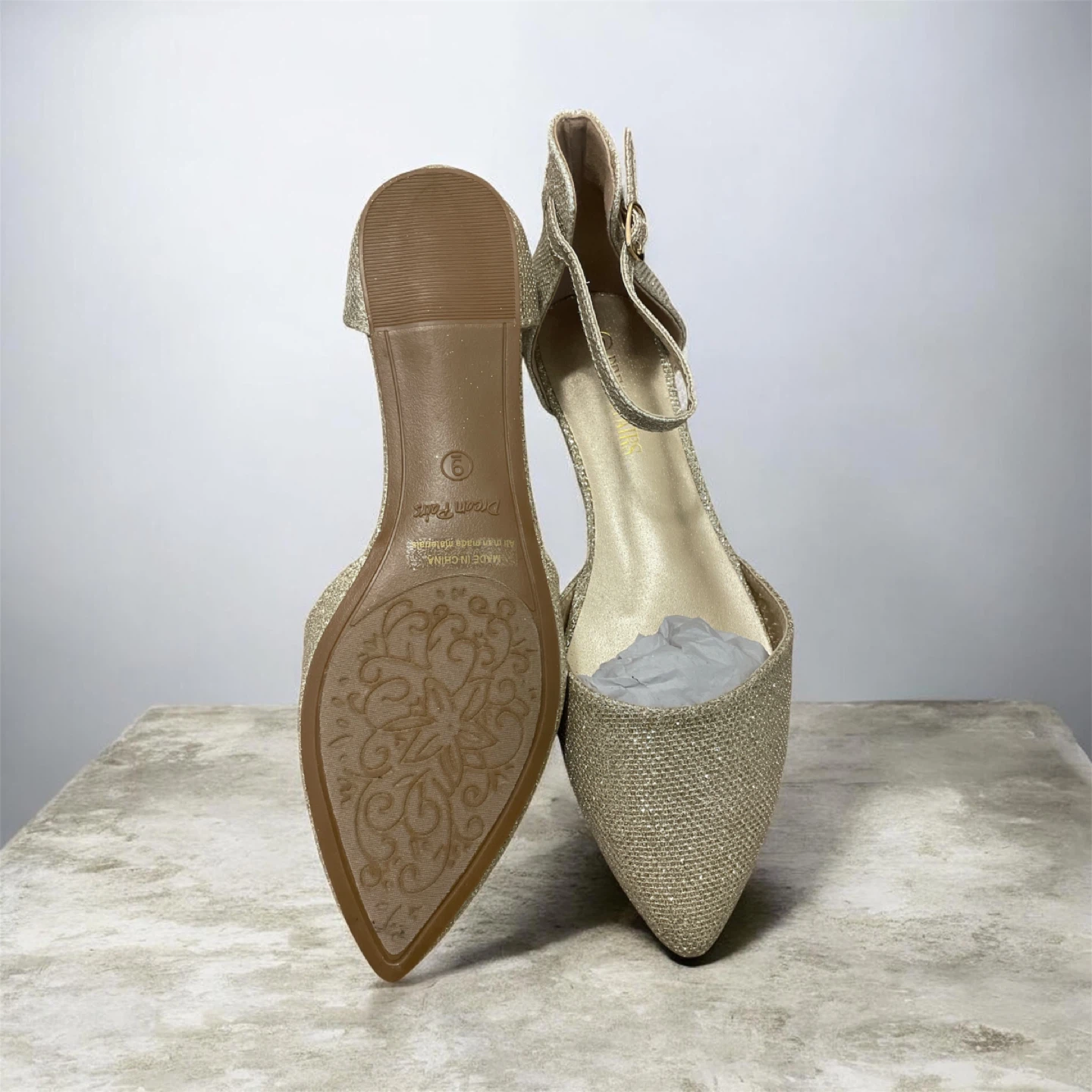 New Dream Pairs Glitter Pointed Toe Flats size 9 - photo 2