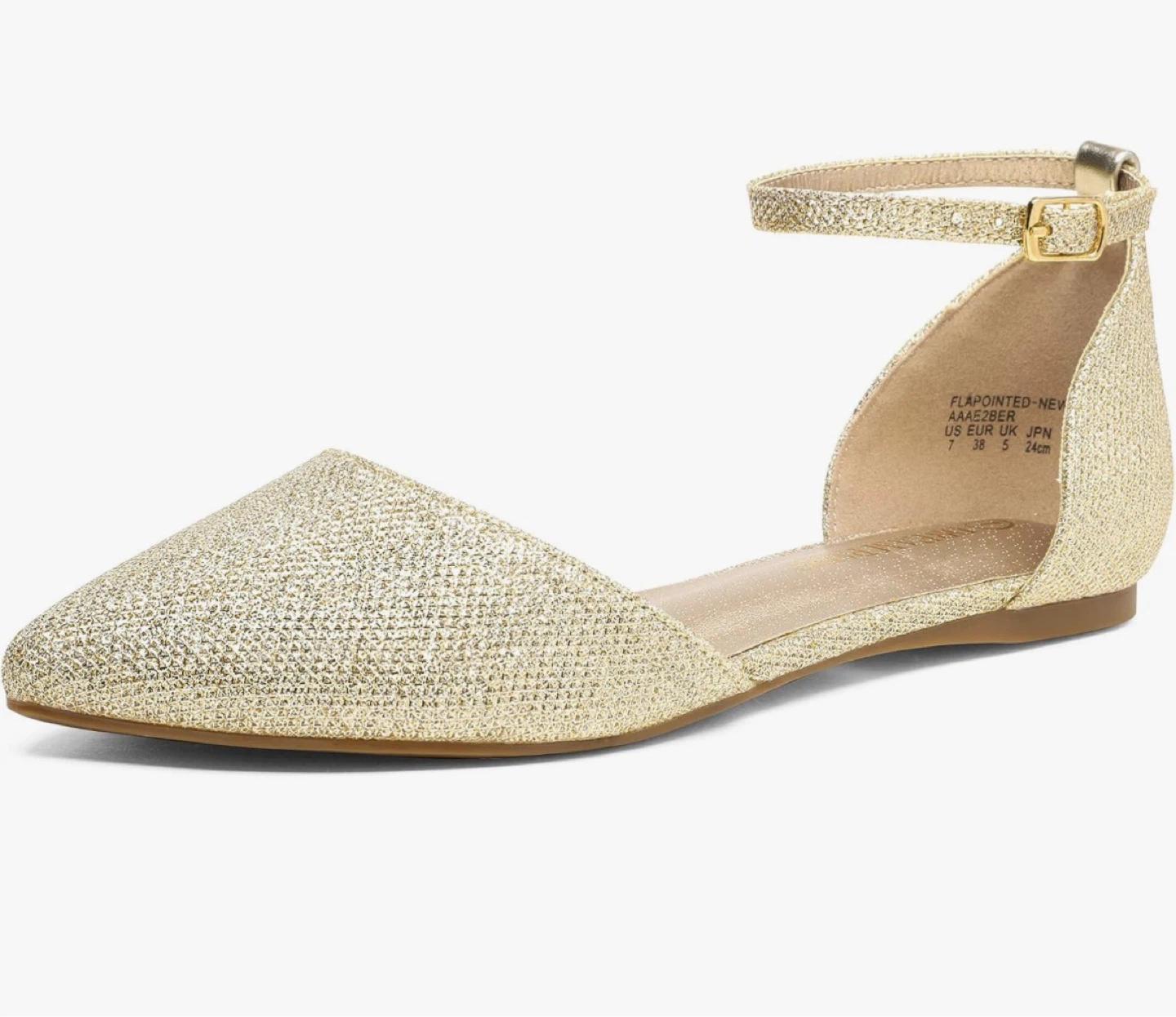 New Dream Pairs Glitter Pointed Toe Flats size 9 - photo 5