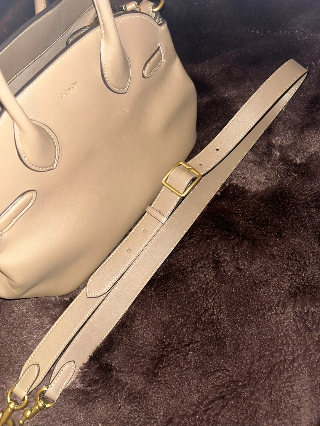 Coach Empire Satchel 28 Sandstone - photo 5