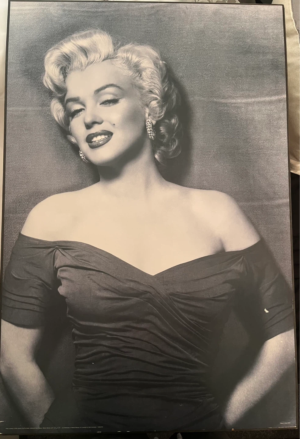 MOVING SALE - Marilyn Monroe Large Wall Portrait 32in X 24in