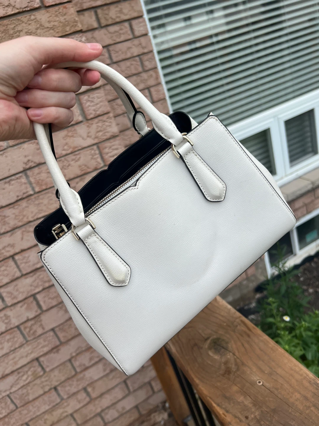 Kate Spade White Leather Top-Handle Bag - photo 3