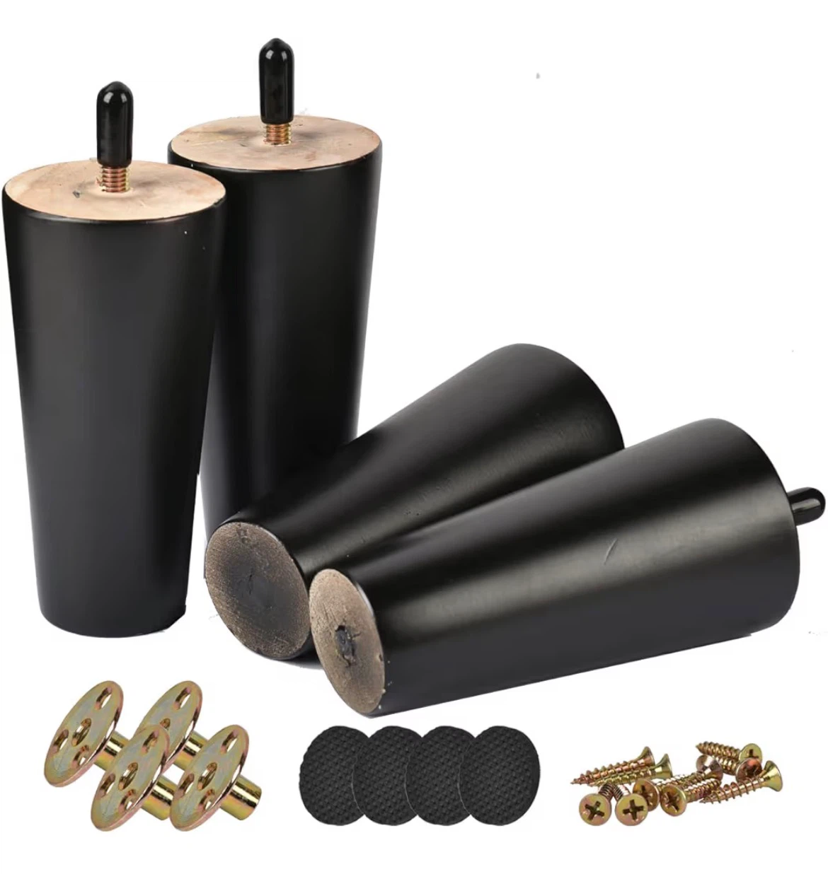 Set of 4 Furniture Legs - photo 2