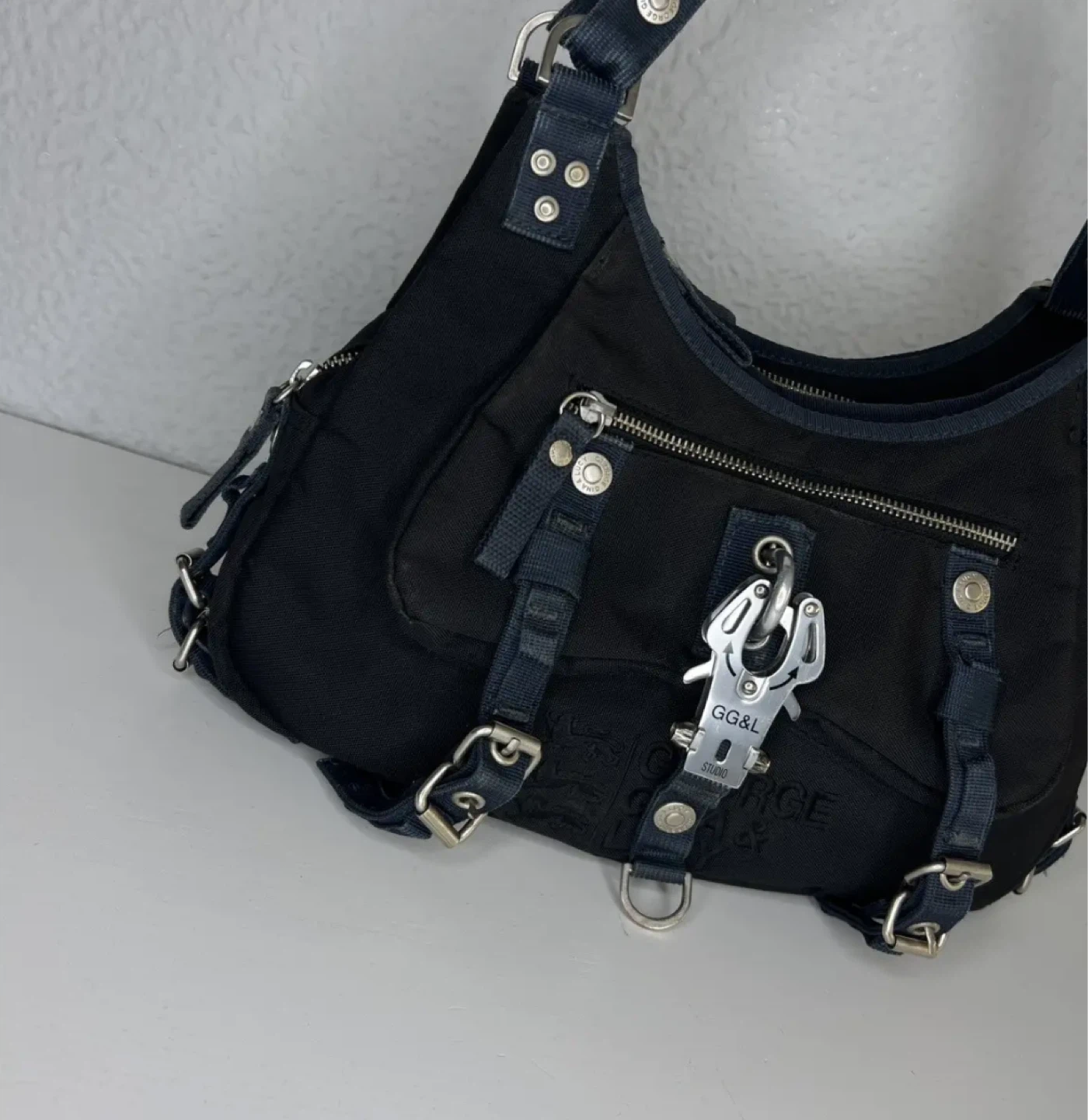 Navy George Gina & Lucy Shoulder Bag - photo 3