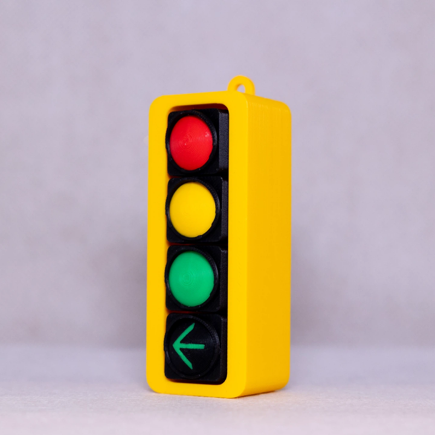 Traffic Light Clicker Keychain BC version with left turn