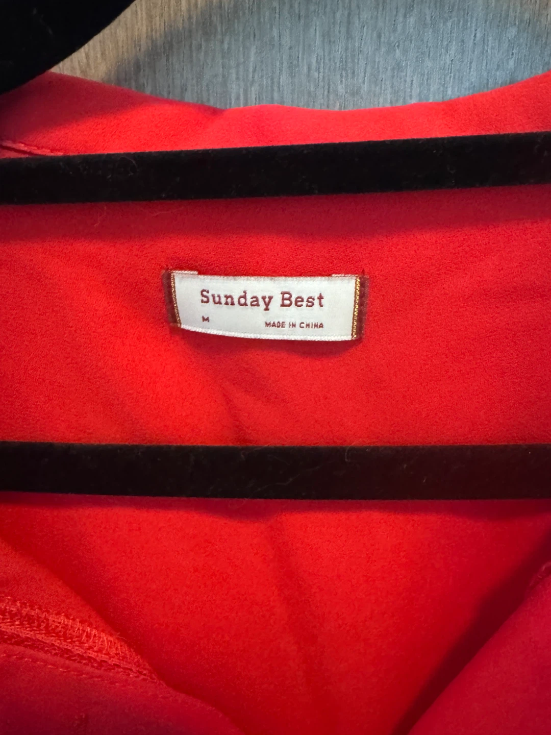 Sunday Best Red Cropped Blouse (medium) - photo 2