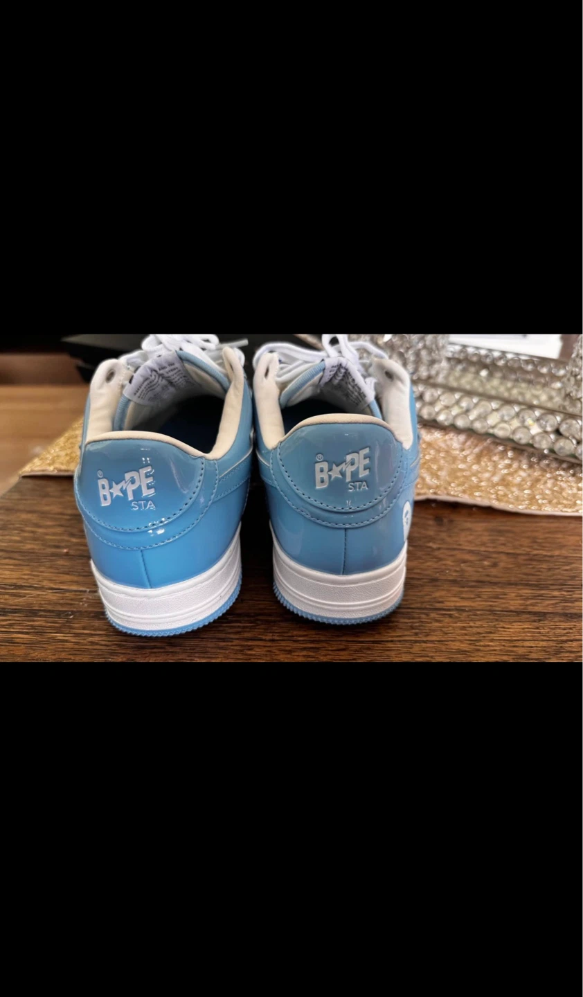 A Bathing Ape BAPE STA Low Top Sneakers - Blue/White - photo 5