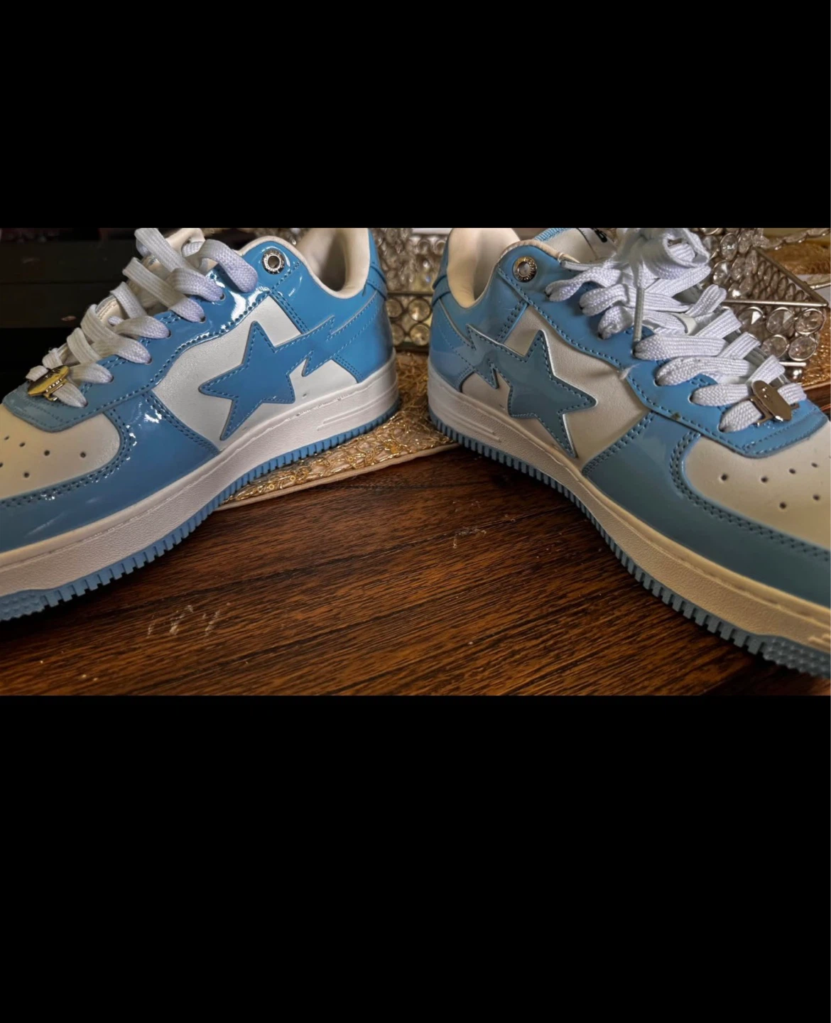 A Bathing Ape BAPE STA Low Top Sneakers - Blue/White - photo 3