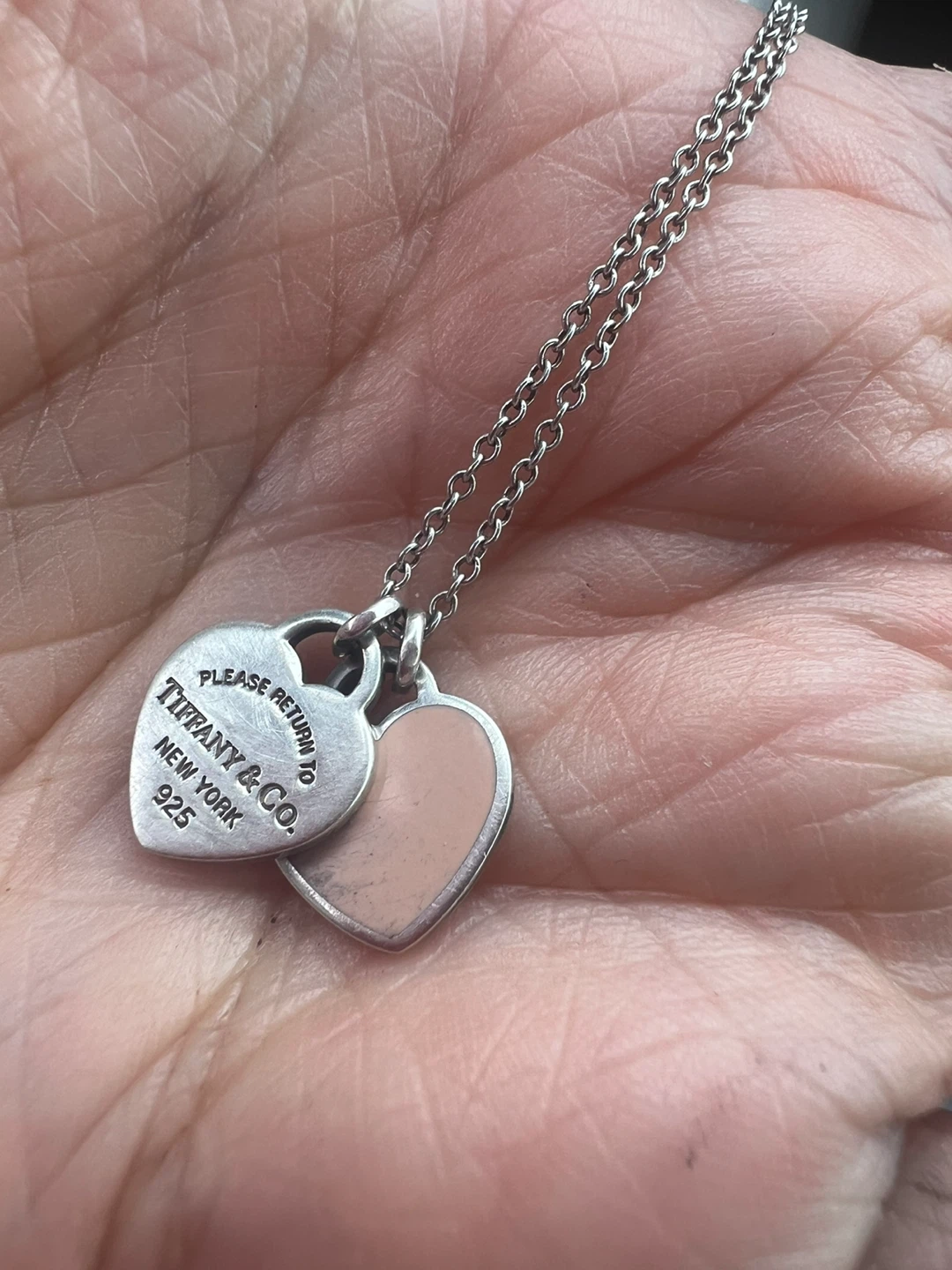 Tiffany & Co. Sterling Silver Heart Tag Necklace - photo 2