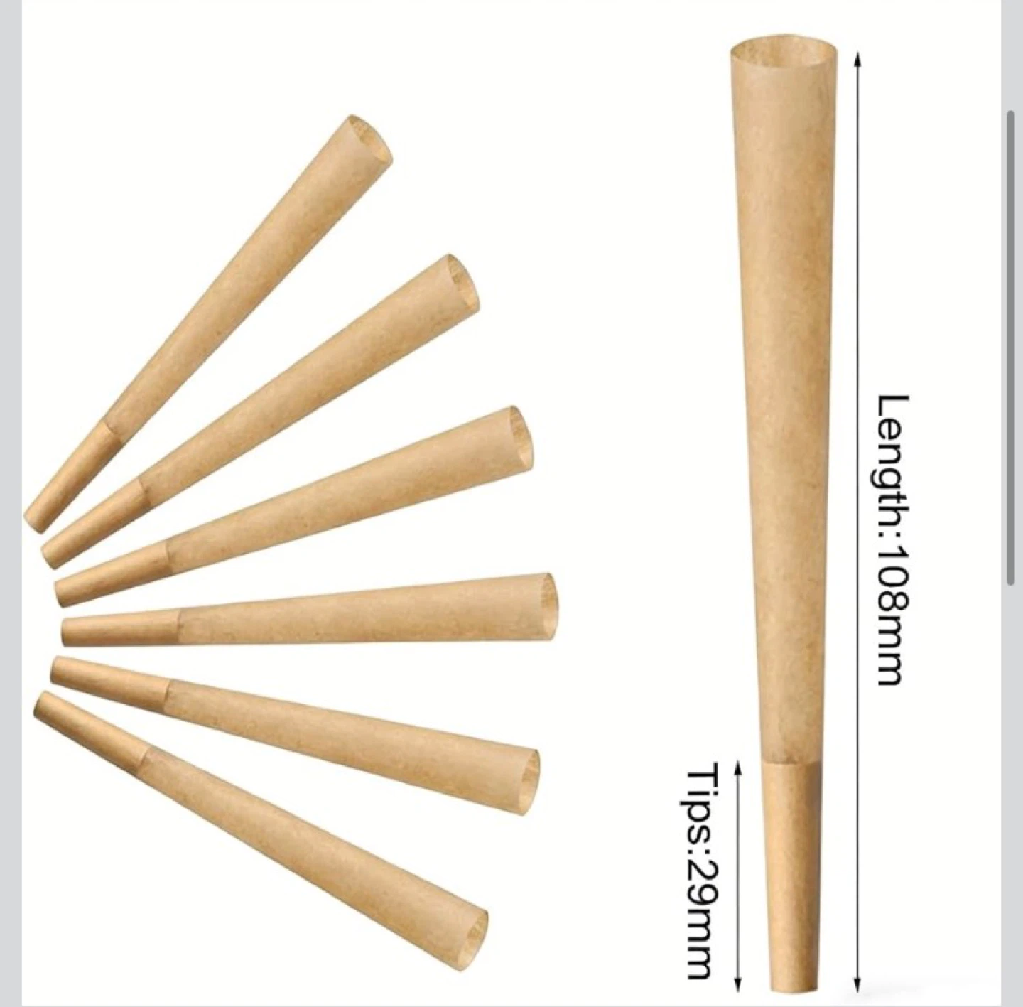 200ct 108mm Pre-Rolled Cones - photo 2