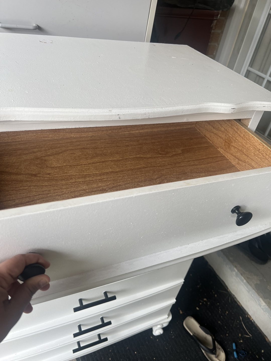 Tall boy White 5-Drawer Dresser - photo 3
