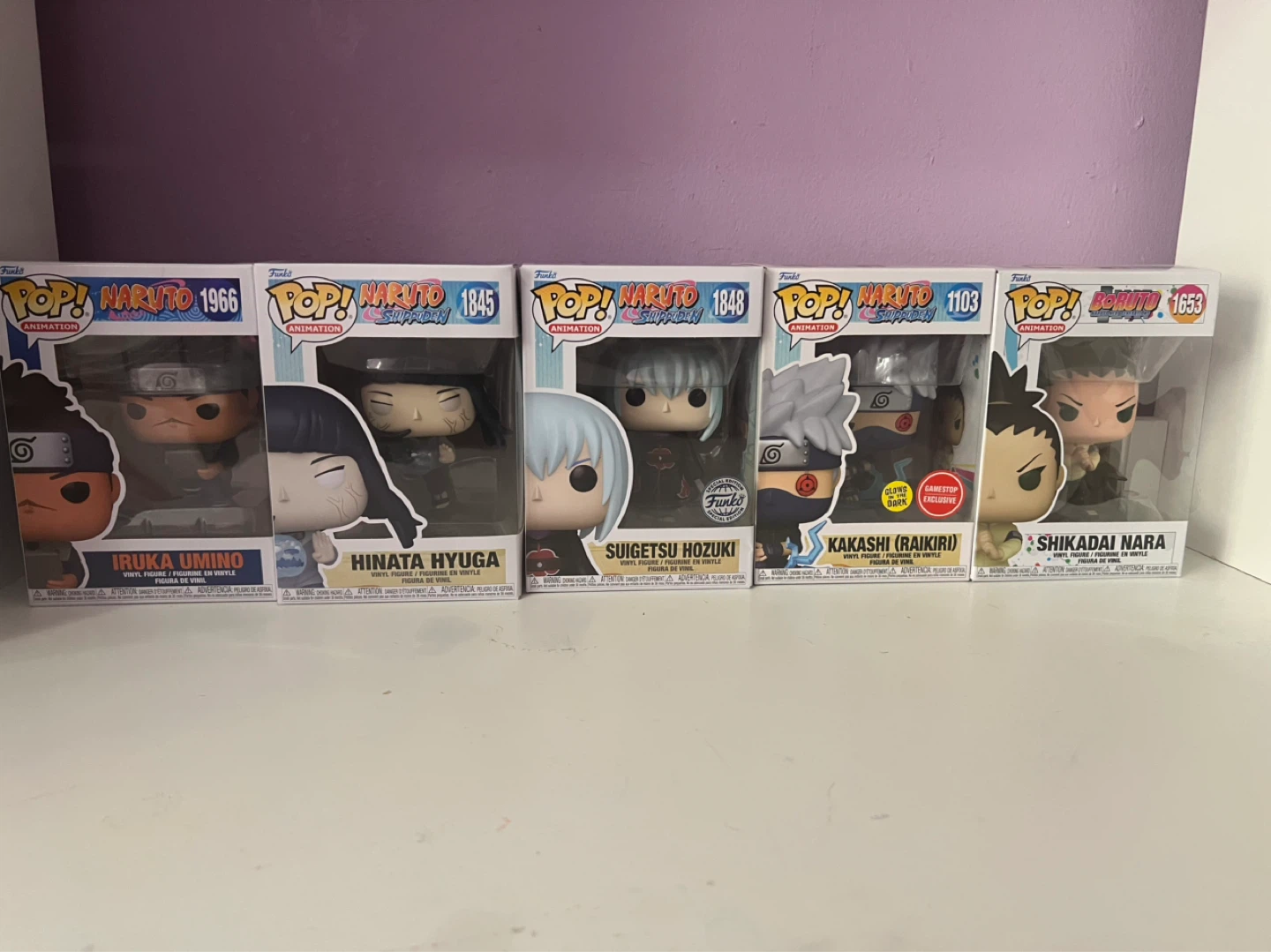 Funko Pop! Naruto Figures (Set of 5)