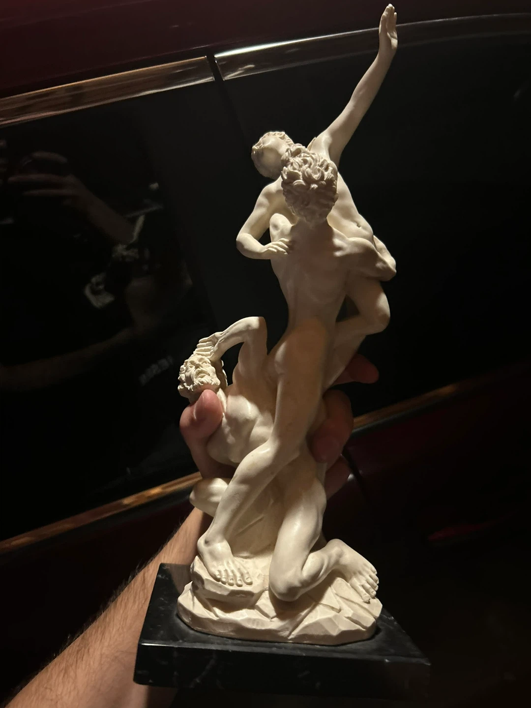 Old vintage statue figure
