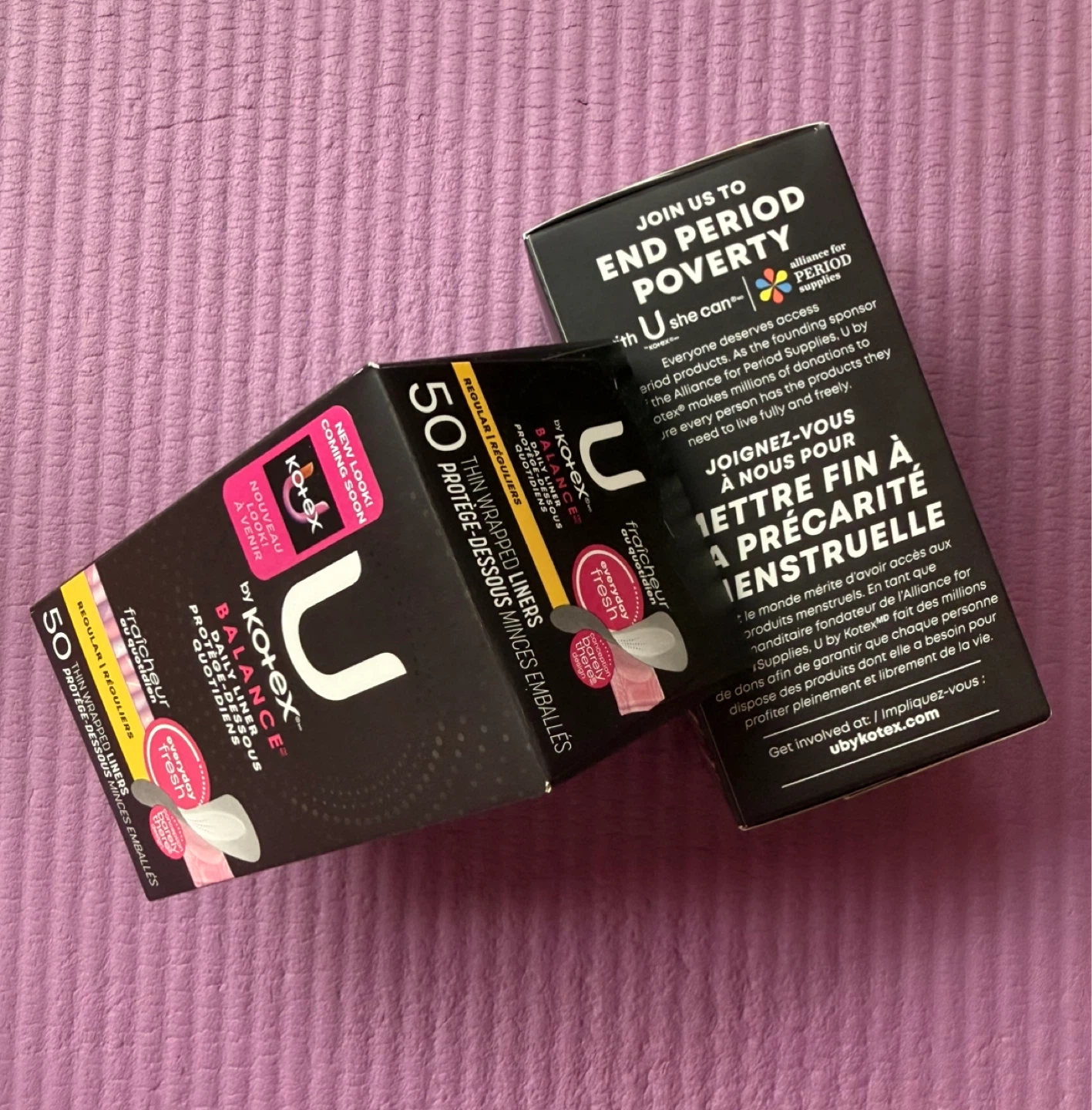 NEW✨ Kotex every day Liners - 3 Pack (50ct each) - photo 2