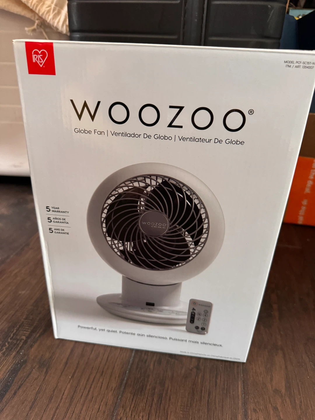 WOOZOO Desk Fan with Remote - photo 4