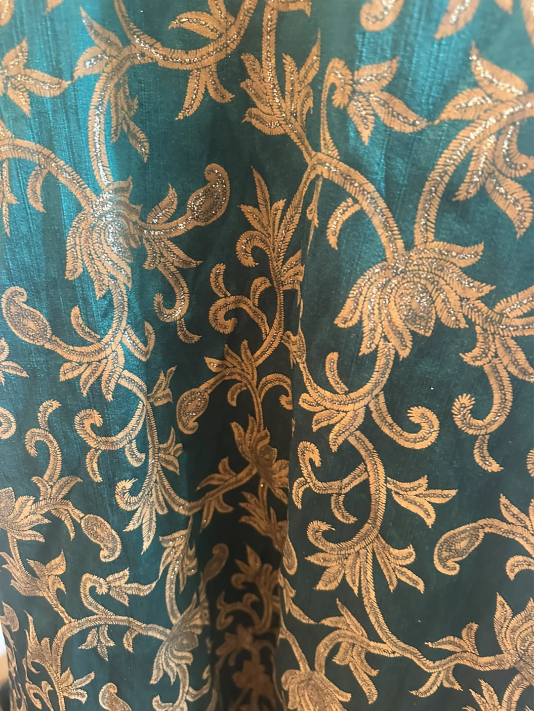 Teal Embroidered Maxi Dress - photo 2